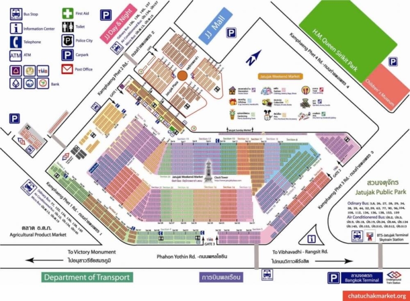 Chatuchak-Market-Map-e1499274279204 - Chatuchak Market: The World's ...